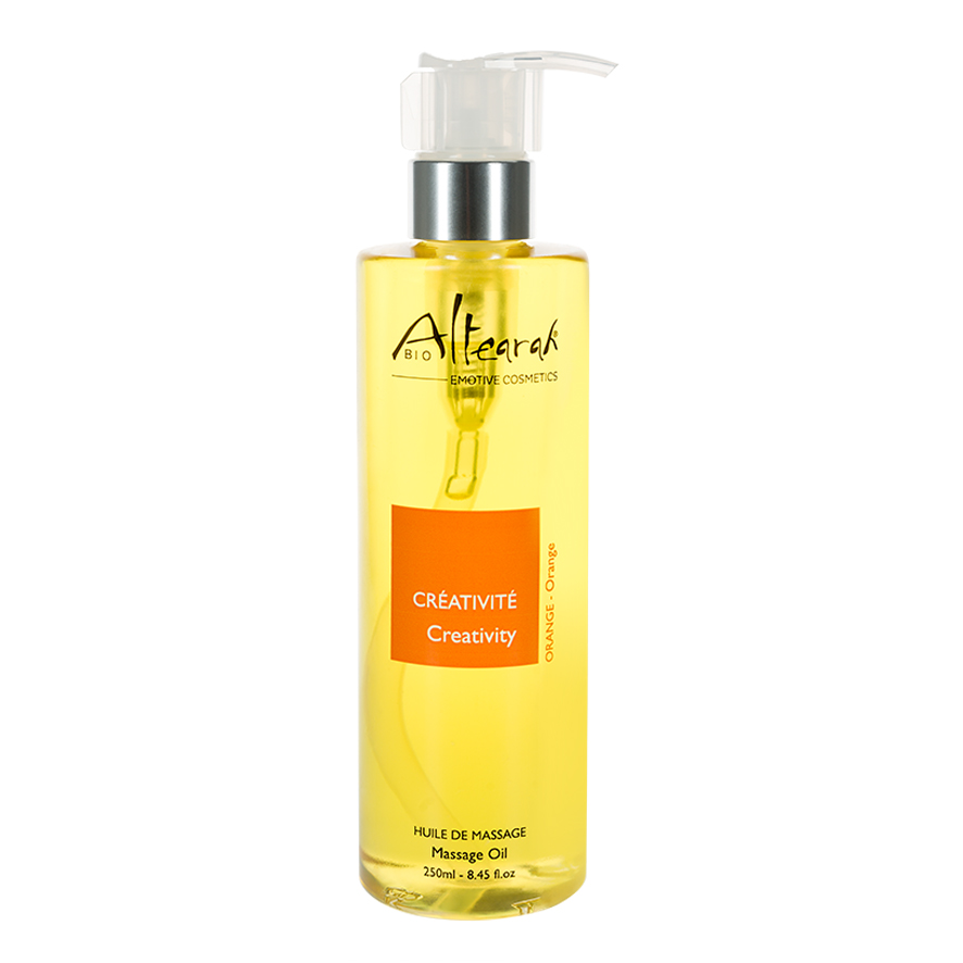 Altearah Massageolie creativity orange bio