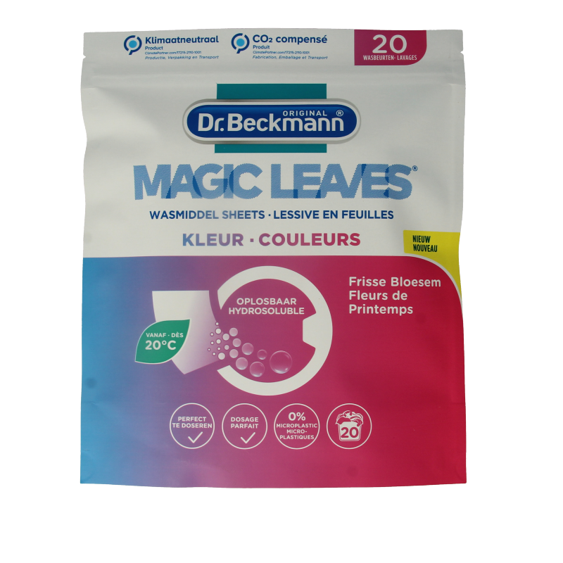 Dr. Beckmann Dr. beckmann lessive en feuilles magic leaves