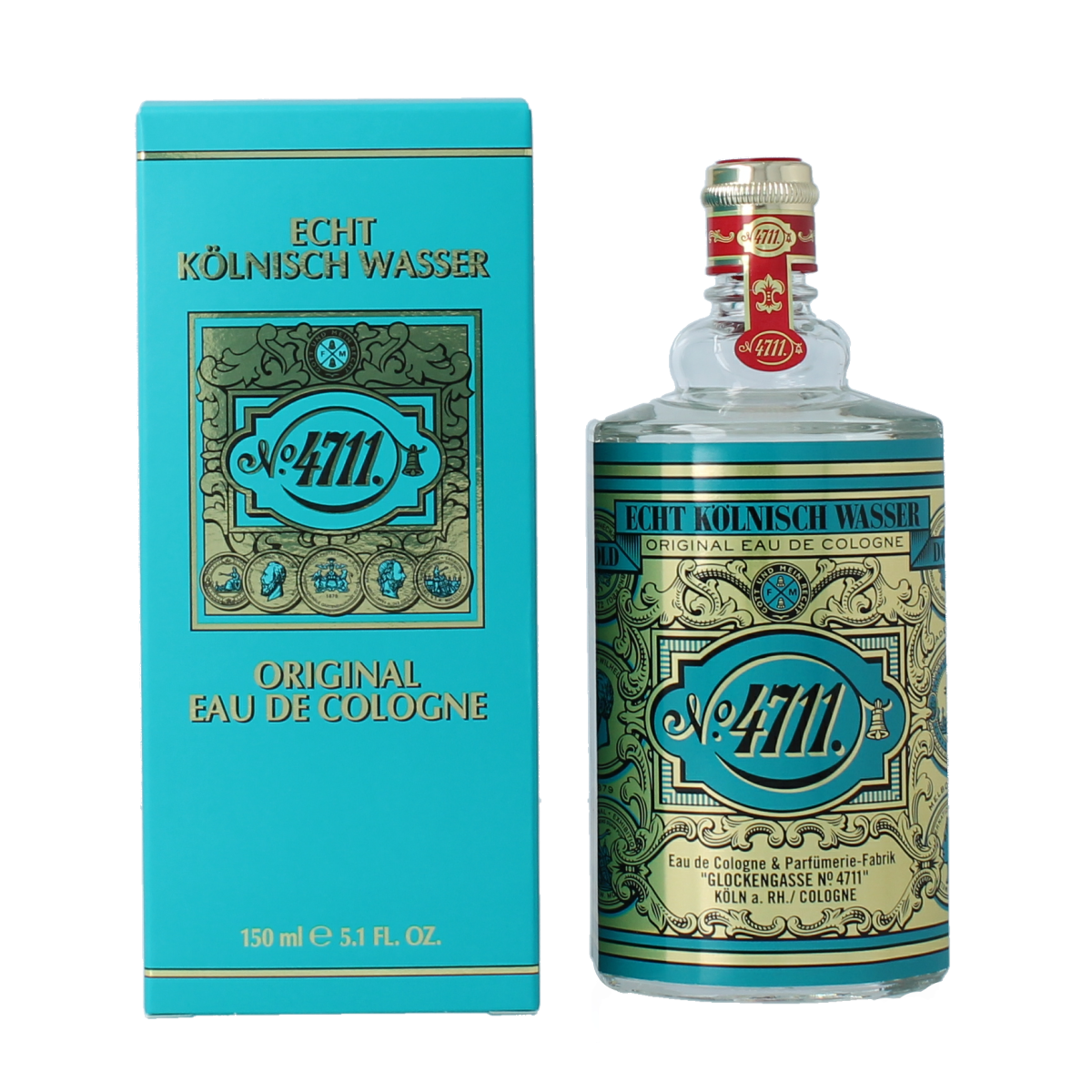 4711 Eau de cologne molanus bottle in folding box