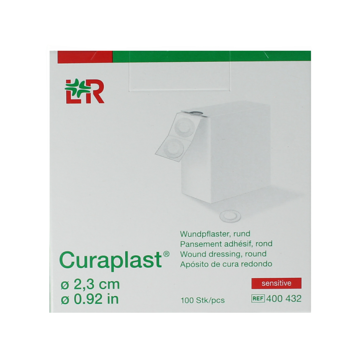 Curaplast Sensitive wondpleister rond 2.3cm