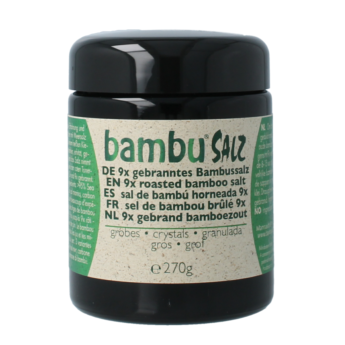 Bambu Salz Bamboezout grof 9x gebrand