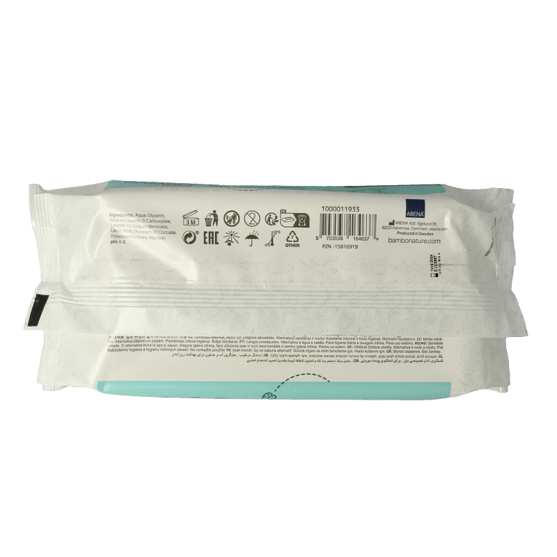 Bambo nature wet wipes 2025