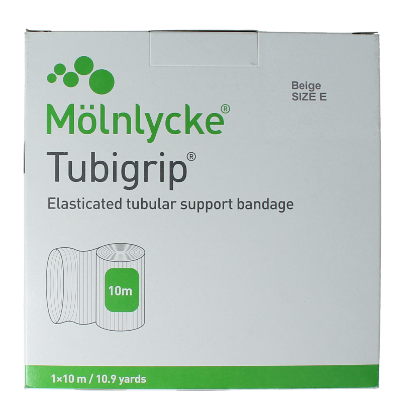 Tubigrip Elastisch buisverband E 10m x 8,75cm huidkleur