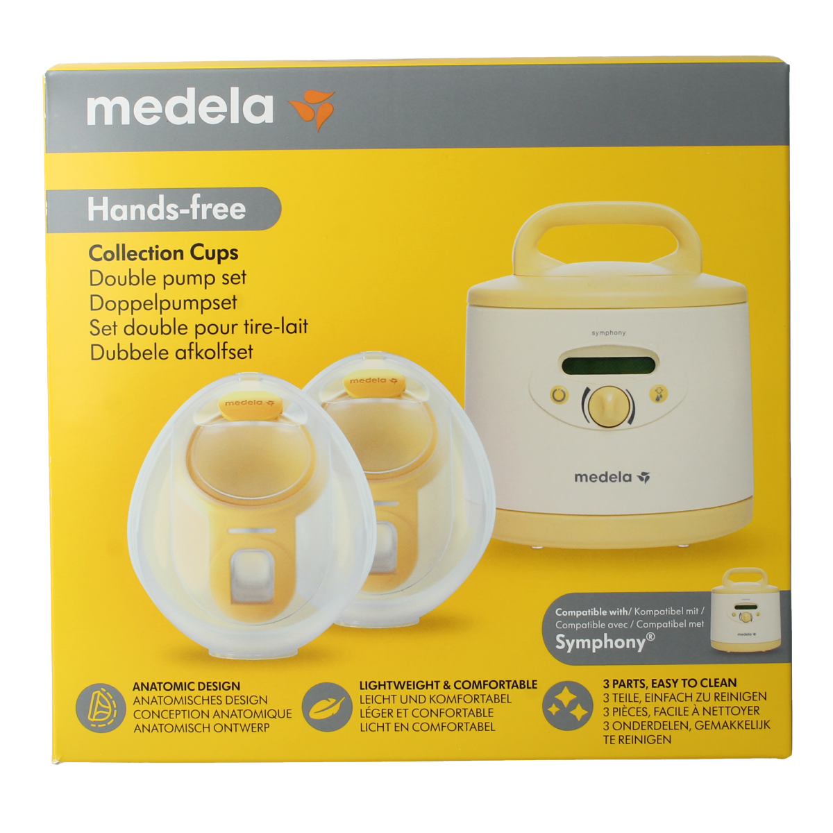 Medela Handsfree collection cups Symphony maat M
