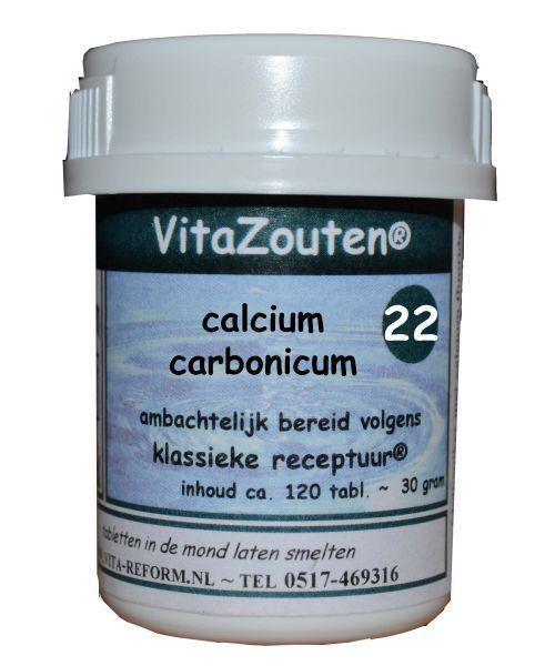 Vitazouten Calcium carbonicum VitaZout nr. 22 120 tabletten