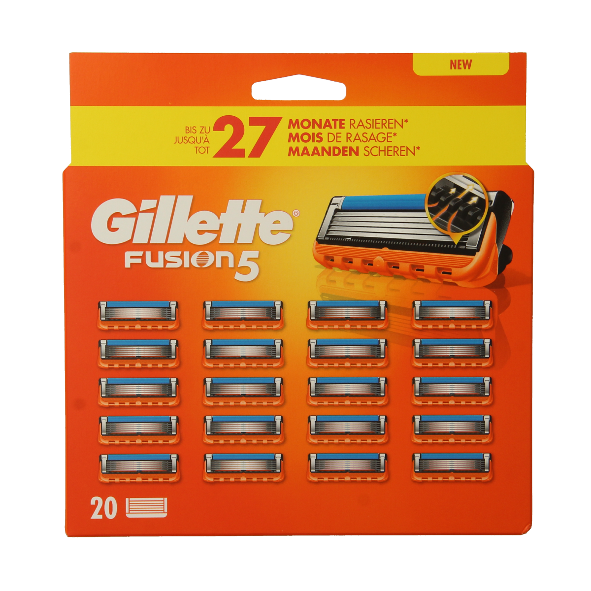 Gillette Fusion manual blades
