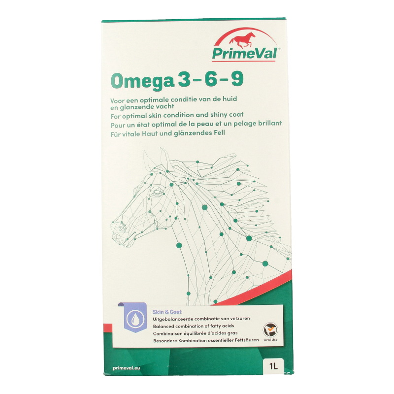 Primeval Omega 3-6-9 paard 1 liter