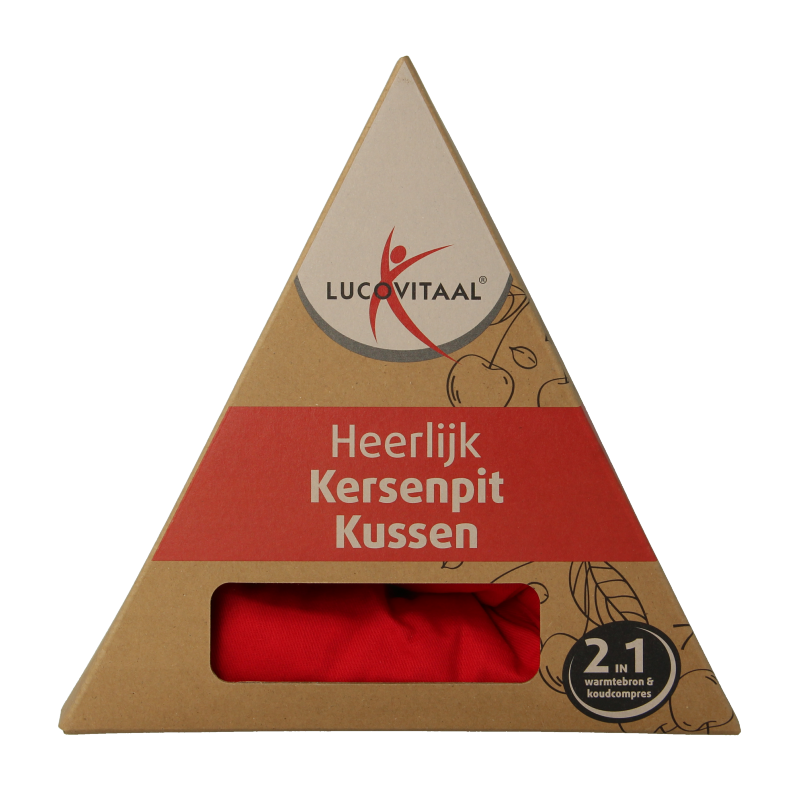 Lucovitaal Kersenpit kussen langwerpig