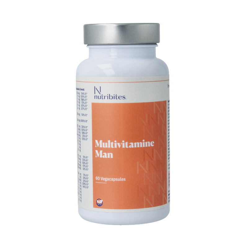 Nutribites Multivitamine man 60 vegetarische capsules