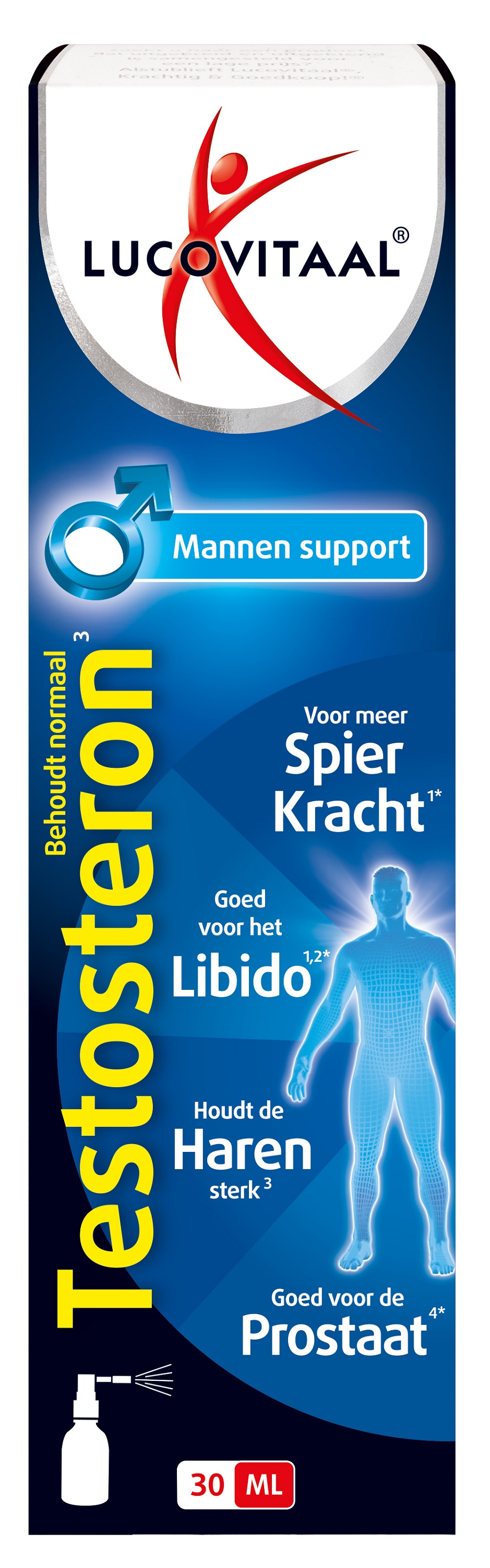 Lucovitaal Testosteron man support spray